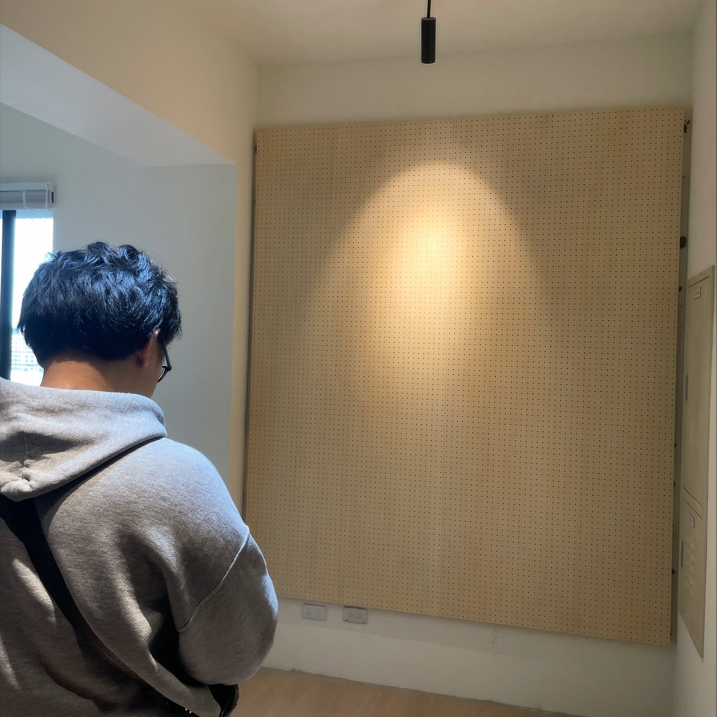 台中北區居家洞洞板收藏牆完成情境